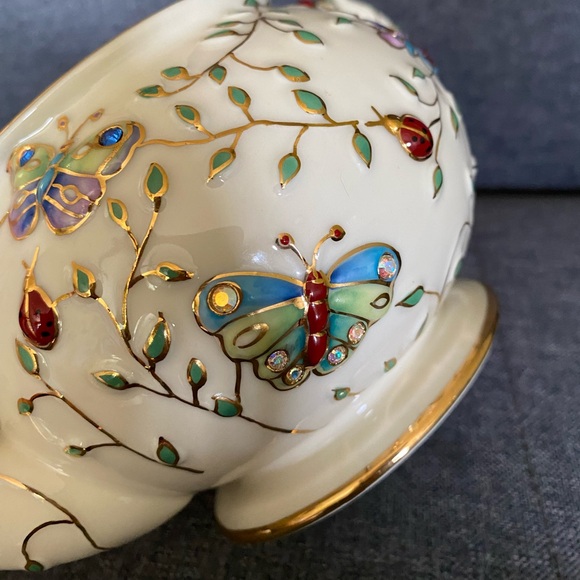 Lenox Summer Enchantment Teapot 2003🦋 - Picture 14 of 17